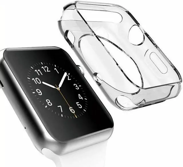 Main image of Full Case Clear Cover Screen Protector For  iWatch 5 4 3 2 Watch 38/42mm US