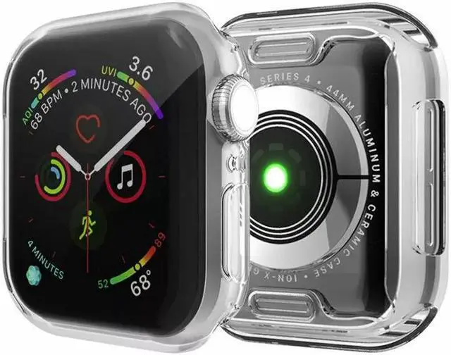 Alt view image 4 of 4 - Full Case Clear Cover Screen Protector For  iWatch 5 4 3 2 Watch 38/42mm US
