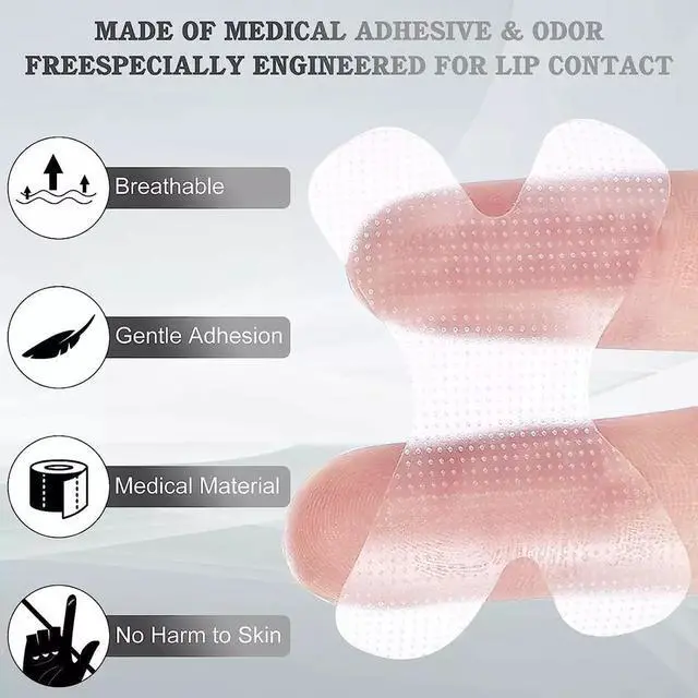 Alt view image 2 of 7 - 90PCS Gentle Mouth Tape Anti Snoring Seal Hypoallergenic Strips Stop Snoring