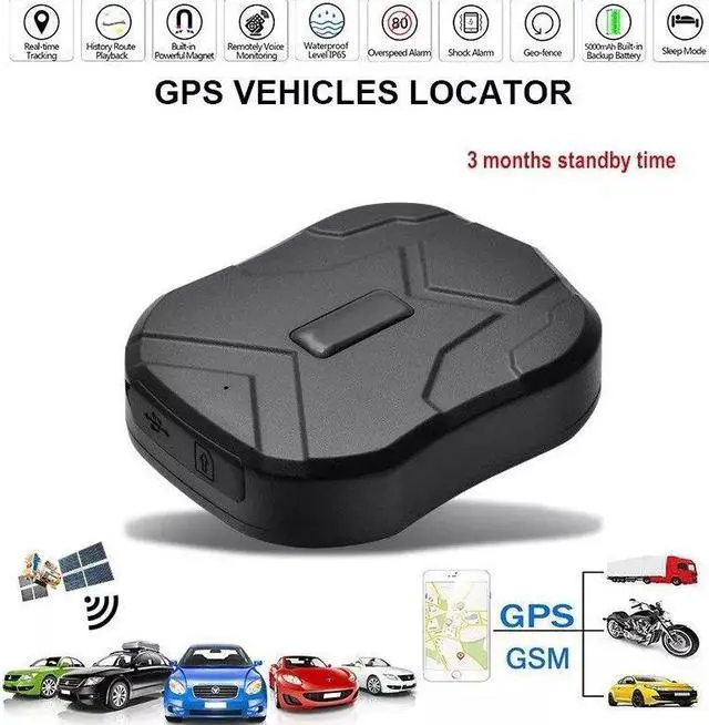 Alt view image 2 of 7 - Tkstar TK905 GPS Car Tracking Device Real Time Magnet Vehicle Tracker Locator