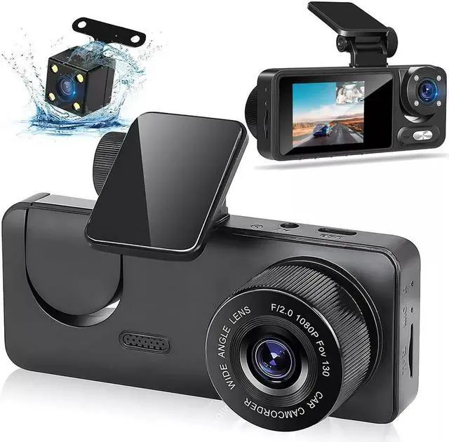 Alt view image 2 of 7 - 1080P WiFi Dash Cam for Car Front/Inside/Rear View Camera Video Recorde G-sensor