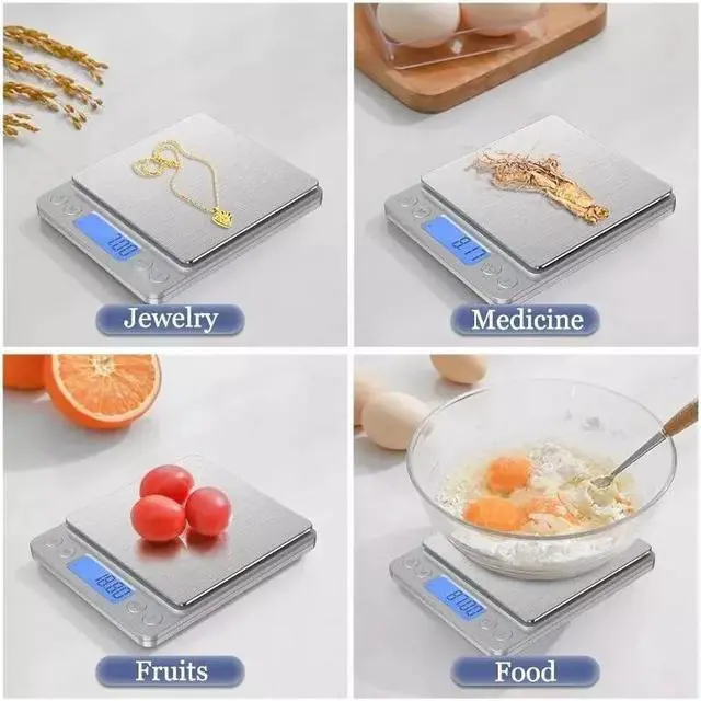 Alt view image 7 of 7 - Bascula Digital de Cocina Pesa de Alimentos Balanza Para Gramos Electronica Mini