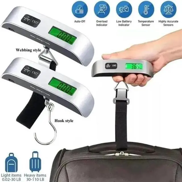 Alt view image 4 of 7 - Luggage Digital Scale Pesa Valija Peso Maleta Para Pesar Maletas Balanza Bascula