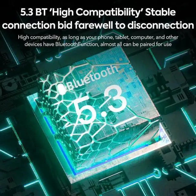 Alt view image 3 of 7 - Bluetooth Earbuds Headset 5.3 Inear Wireless Earphone Invisible for All Phone