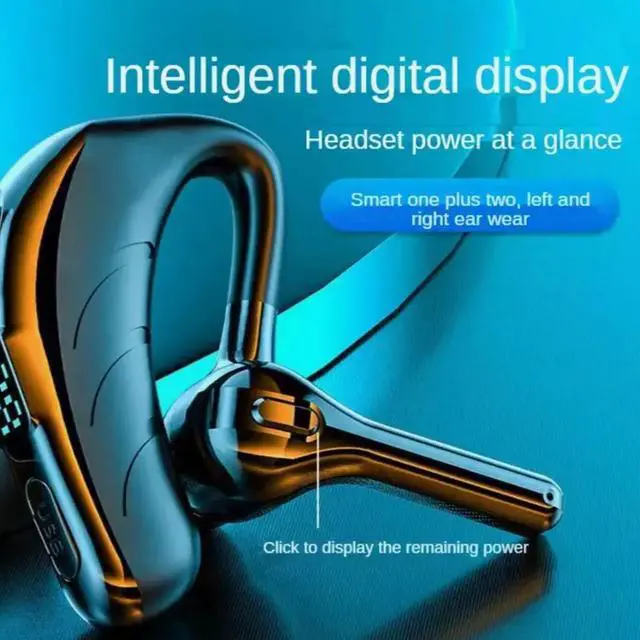 Alt view image 5 of 7 - Trucker Wireless Bluetooth 5.2 Earpiece Headset Earbud Noise Cancelling Mic US