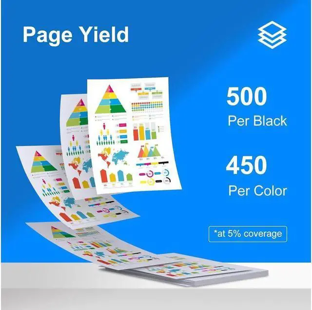 Alt view image 2 of 6 - myCartridge Remanufactured Ink Cartridge Replacement for 288XL 288 XL T288XL for XP-430 XP-330 XP-434 XP-440 XP-446 XP-340 Printer Ink Cartridges (1 Black,1 Cyan,1 Magenta, 1 Yellow)