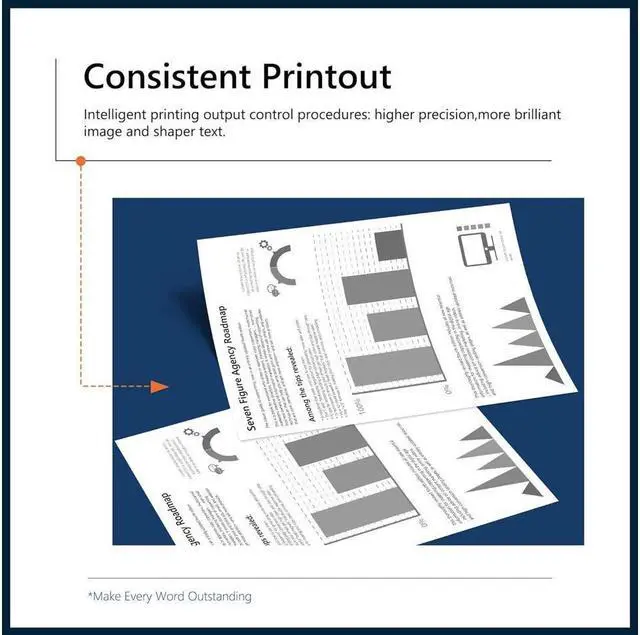Alt view image 3 of 6 - [High Yield, with Latest CHIP] 58X Toner Cartridge CF258X Black Replacement for 58X Toner Pro M404n M404dn M404dw Pro MFP M428fdw M428fdn M428dw M304 Printer Ink 1 Pack