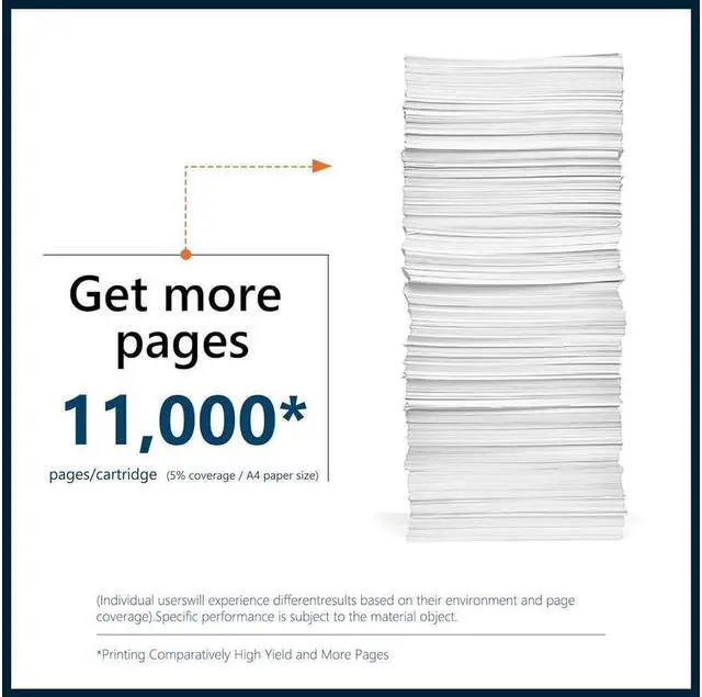 Alt view image 2 of 6 - [High Yield, with Latest CHIP] 58X Toner Cartridge CF258X Black Replacement for 58X Toner Pro M404n M404dn M404dw Pro MFP M428fdw M428fdn M428dw M304 Printer Ink 1 Pack