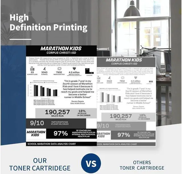Alt view image 6 of 7 - 58A CF258A Toner Cartridge with Chip Black | Replacement for 58X CF258X High Yield Toner Cartridge for Enterprise M406 Series, MFP M430 Series, Pro M404 Series, MFP M428 Series Printer Ink 1 Pack