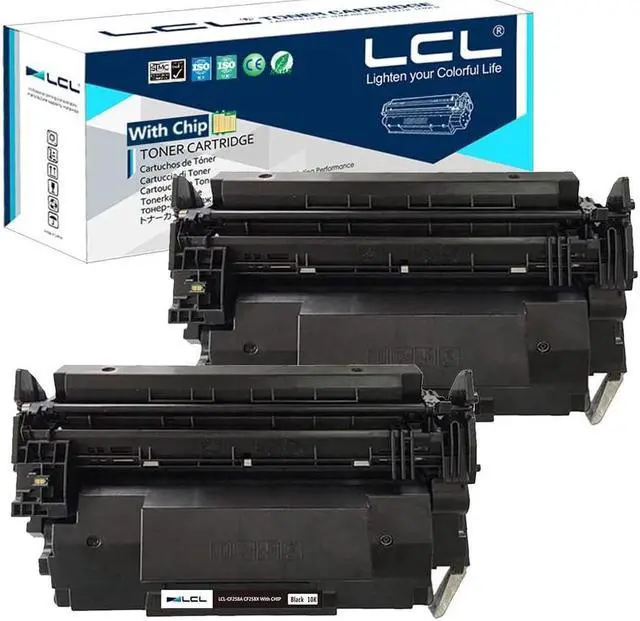 Main image of (with CHIP) LCL Compatible for 58A 58X CF258A CF258X (2-Pack Black) Toner Cartridge for Laserjet Pro M304 M304a M404d M404n M404dn M404dw and MFP M428fdw M428fdn M428dw