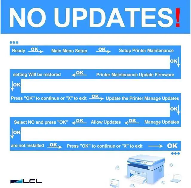 Alt view image 4 of 6 - (with CHIP) LCL Compatible for 58A 58X CF258A CF258X (2-Pack Black) Toner Cartridge for Laserjet Pro M304 M304a M404d M404n M404dn M404dw and MFP M428fdw M428fdn M428dw