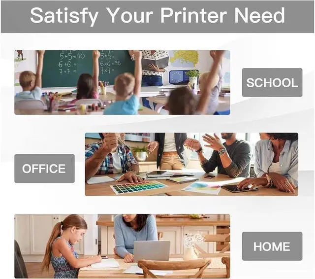 Alt view image 5 of 7 - BeOne Remanufactured Ink Cartridges Color Combo Pack Replacement for 252 XL 252XL T252 T252XL 6-Pack Use with Workforce WF-3620 3630 3640 WF-7110 7210 7610 7620 7710 7720 Printer (2C/2M/2Y)