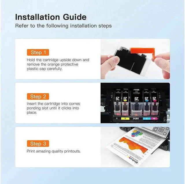 Alt view image 5 of 6 - 15 Pack E-Z Ink (TM Compatible Ink Cartridges Replacement for 250 251 XL PGI-250XL CLI-251XL Combo for MX922 MX920 IX6820 MG5520 MG7520 IP8720 MG6620 MG6320 Printer (PGBK/BK/C/M/Y)