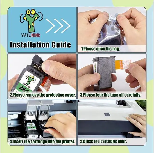 Alt view image 5 of 7 - YATUNINK Remanufactured 260 XL Ink Cartridge Black Replacement for PG-260XL 260XL PG-260 XL PG260 XL 260 XL Black Ink Cartrige for TS6420 TS5320 TR7020 All In One Wireless Printer(1 Black)