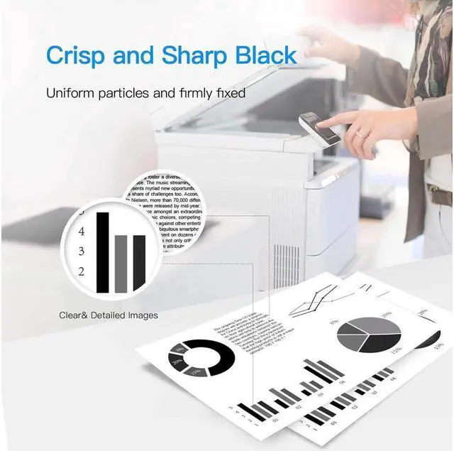 Alt view image 5 of 7 - LxTek Compatible Toner Cartridge Replacement for 80A CF280A 80X CF280X 05A CE505A to use with Laserjet Pro 400 M401dne M401dn M401dw M401n, Pro 400 MFP M425dn M425dw (2 Black, High Yield)