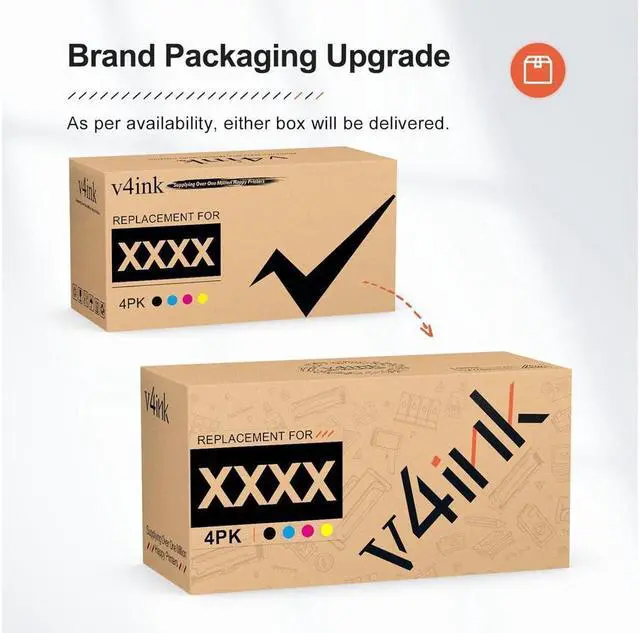 Alt view image 6 of 6 - V4INK 2 Pack Compatible Replacement for 05A CE505A Toner Cartridge - Black for use in Laserjet P2035, P2035n, P2055dn, Laserjet Pro 400 M401 M425 Series Printers