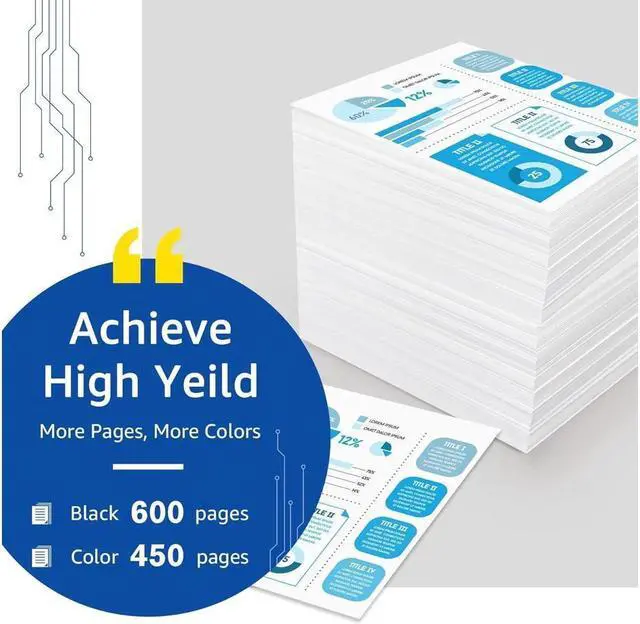 Alt view image 6 of 7 - Palmtree Compatible Ink Cartridge Replacement for 212XL T212XL 212 XL T212 for XP-4100 XP-4105 WF-2830 WF-2850 Printer Ink (4 Packs, 1 Black, 1 Cyan, 1 Magenta, 1 Yellow)