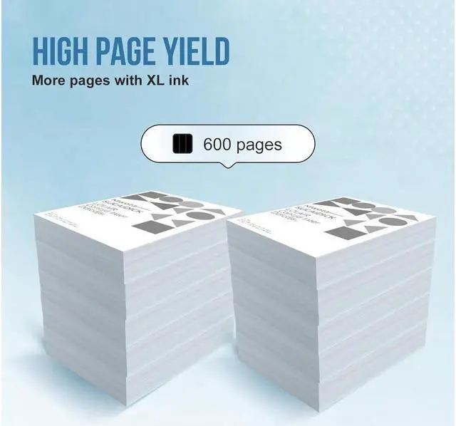 Alt view image 4 of 6 - 212 212XL T212XL Black Ink Cartridges Remanufactured Replacement for 212 212XL Ink Cartridges for Expression Home XP-4100 XP-4105 Workforce WF-2830 WF-2850 Printer (Black, 2 Pack)