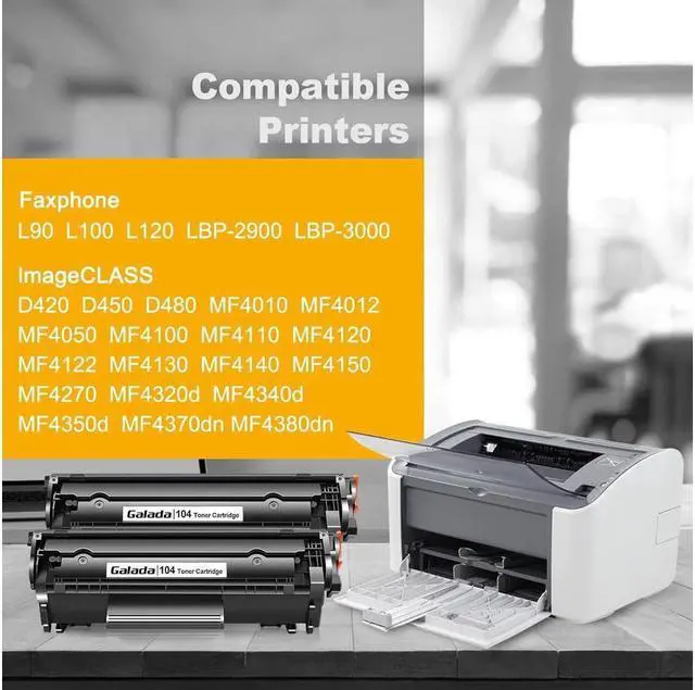 Alt view image 4 of 6 - Galada Compatible Toner Cartridges Replacement for 12A Q2612A for Laserjet 1020 3015 1012 1018 1022 M1005MFP M1319f MFP Printer (Black, 2 Pack)