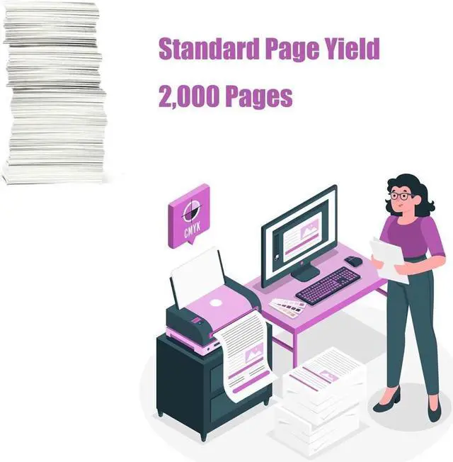 Alt view image 5 of 7 - 2 Pack PrinterPro Compatible Replacement for 12A Q2612A q2612 12a Black Toner Cartridge for Laserjet 1010 1012 1018 1020 1022 1022n 1022nw 3015 3020 3030 3050 3052 3055 M1319 M1319f (2 Pack)