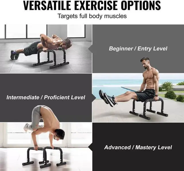 Alt view image 6 of 7 - Dip Bars Dip Stand Station 500 lbs Workout Equipment for Strength Training