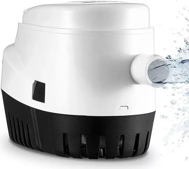 Main image of Electric Bilge Pump Marine Submersible Bilge Sump Water Pump 750GPH 12V