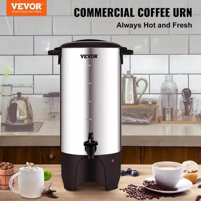 Alt view image 4 of 7 - Commercial Coffee Urn 50 Cup Stainless Steel Coffee Dispenser Fast Brew