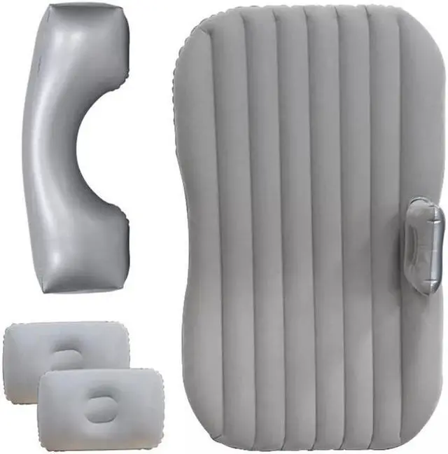 Alt view image 5 of 7 - Inflatable Car Travel Air Mattress Back Seat w/ Air Pump Car Sleeping Mattress