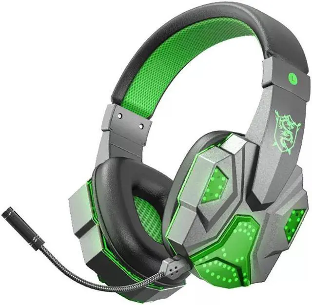 Main image of Gaming Headset Bluetooth Wireless 3.5mm Wired Headphone Mic for Game Console