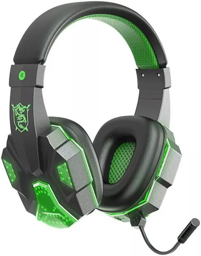 Alt view image 2 of 5 - Gaming Headset Bluetooth Wireless 3.5mm Wired Headphone Mic for Game Console