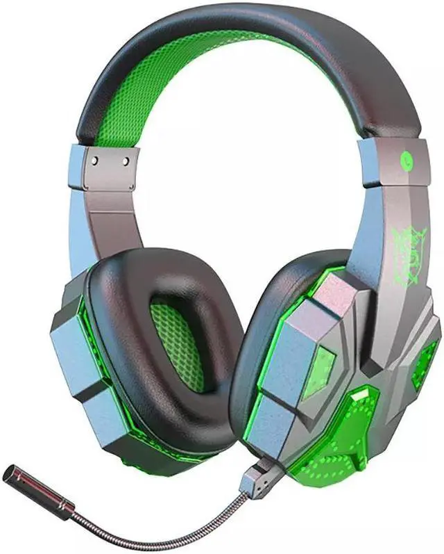 Alt view image 5 of 5 - Gaming Headset Bluetooth Wireless 3.5mm Wired Headphone Mic for Game Console