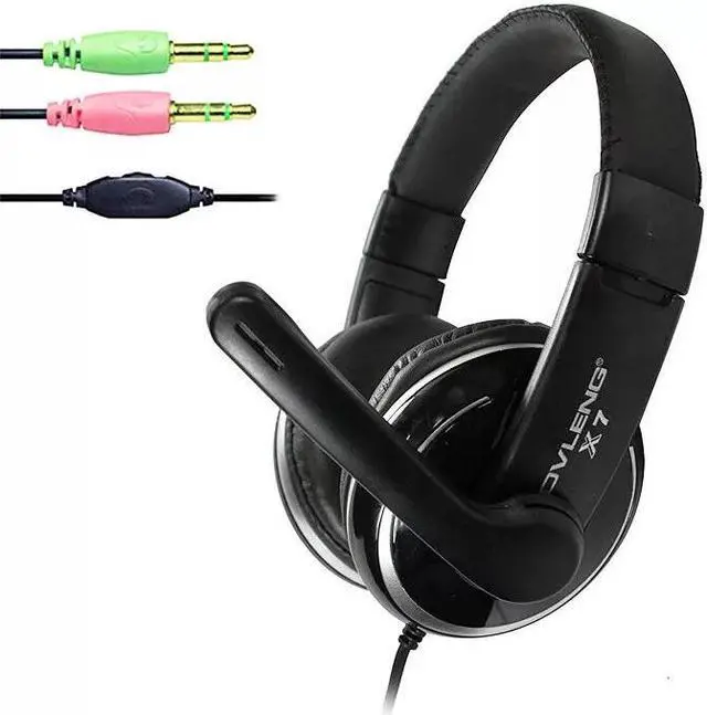 Alt view image 6 of 6 - 3.5mm Stereo Headset Gaming with Mic Microphone Headphone for PC Laptop Computer