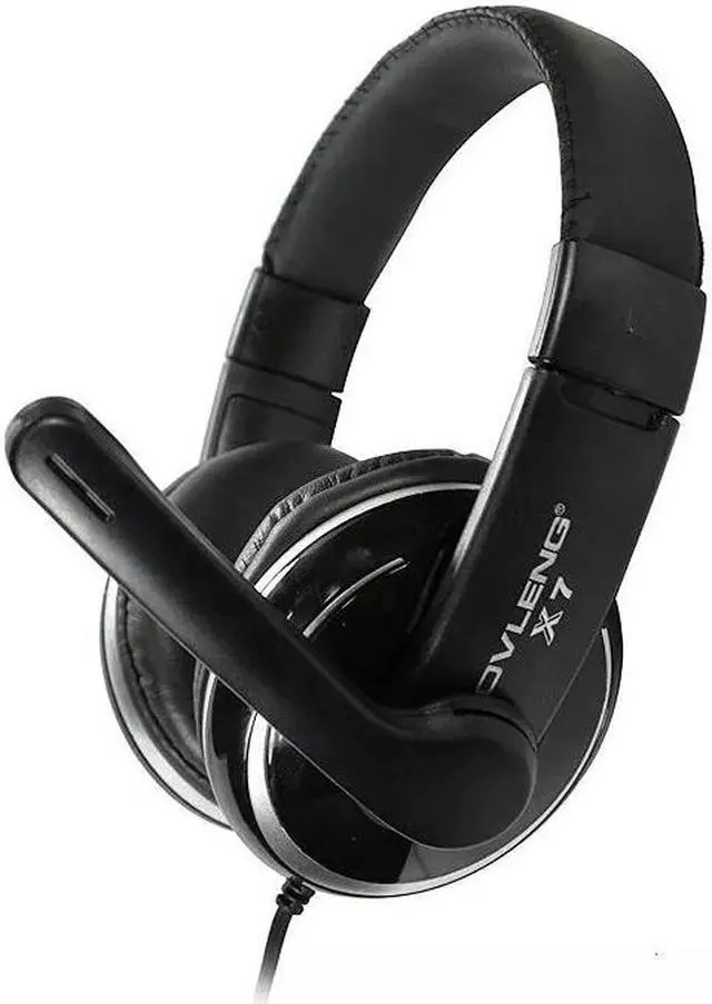 Alt view image 3 of 6 - 3.5mm Stereo Headset Gaming with Mic Microphone Headphone for PC Laptop Computer