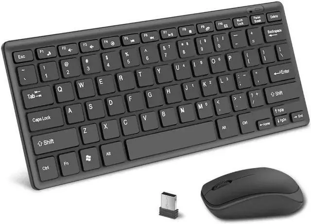 Main image of Mini Wireless Keyboard and Optical Mouse Combo 2.4Ghz Ultra Slim
