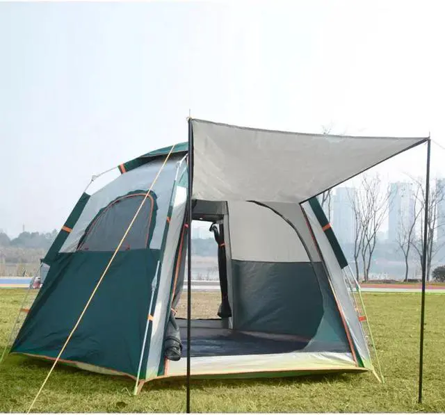 Alt view image 5 of 7 - Camping Tent Waterproof Windproof 5 Person Easy Pop Up Setup Outdoor Picnic