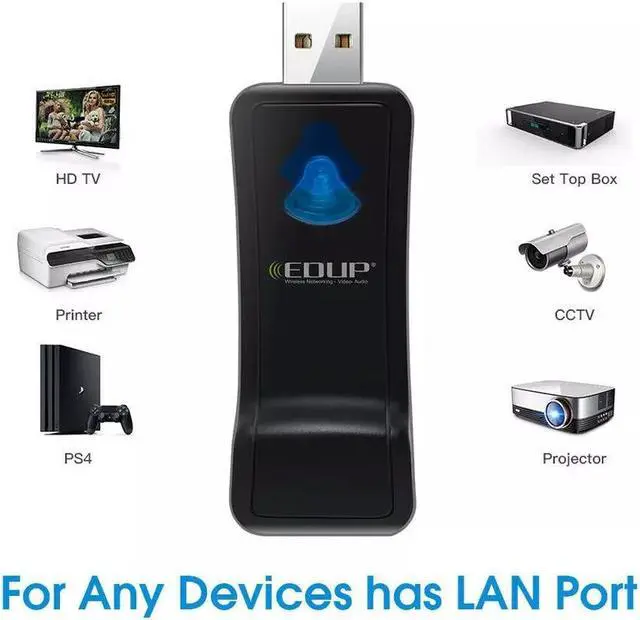 Alt view image 5 of 7 - Network Lan Bridge Convert RJ45 Ethernet Port to Wireless WiFi