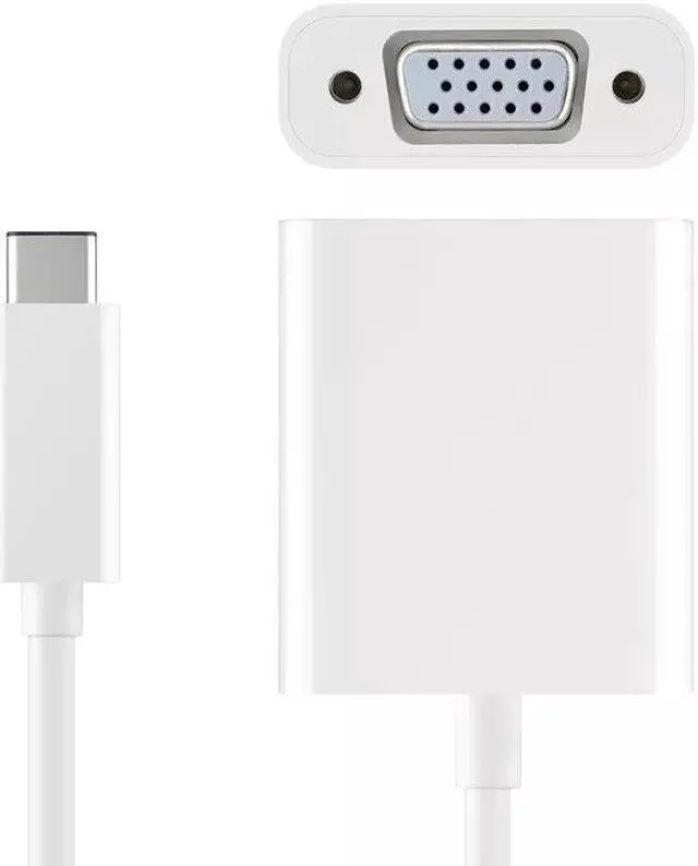 Alt view image 3 of 6 - USB 3.1 Type C to VGA USB-C HDTV Adapter Cable for New Apple Macbook 12 In 2015