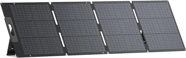 Main image of BLUETTI 200W Foldable Solar Panel, Compatible with EB3A, AC70, AC180, AC200L, AC300, AC500, and B300K Power Stations, Portable Solar Charger with Adjustable Kickstands for Camping, RVs, and Blackouts