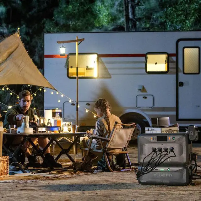 Alt view image 6 of 6 - BLUETTI Apex 300 Portable Power Station, 2764.8Wh LiFePO4 Battery, 3840W Max AC Output, Expandable for Home Backup, RV & Off-Grid