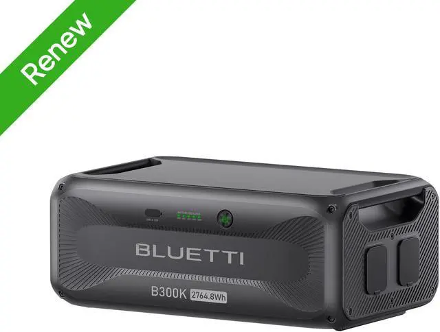 Main image of BLUETTI Expansion Battery B300K, 2764.8Wh LiFePO4 Battery Pack for Power Station AC200L AC300 AC500 AC200MAX, Extra Battery for Home, Emergency, Road Trip