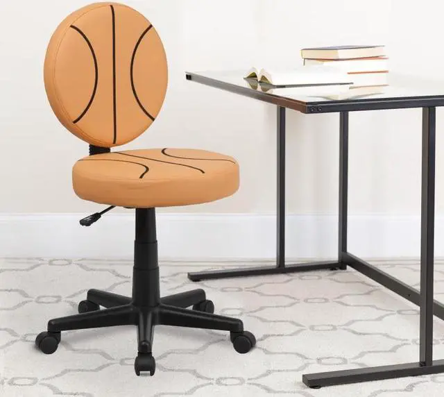 Alt view image 11 of 20 - Basketball Swivel Task Office Chair