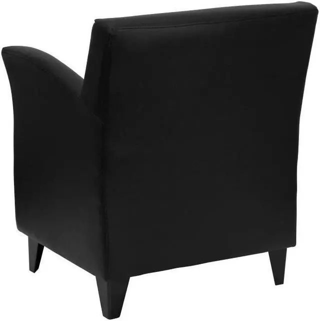 Alt view image 16 of 20 - HERCULES Roman Series Black Leather Lounge Chair