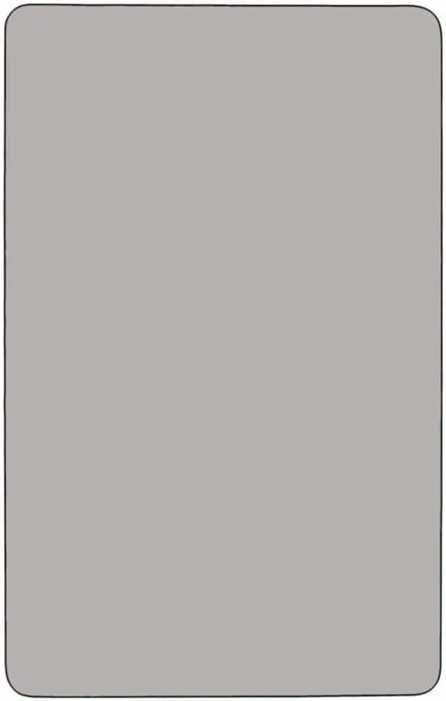 Alt view image 4 of 6 - Flash Furniture Mobile 30 by 48-Inch Rectangular Activity Table with 1.25-Inch Thick High Pressure Grey Laminate Top and Standard Height Adjustable Legs