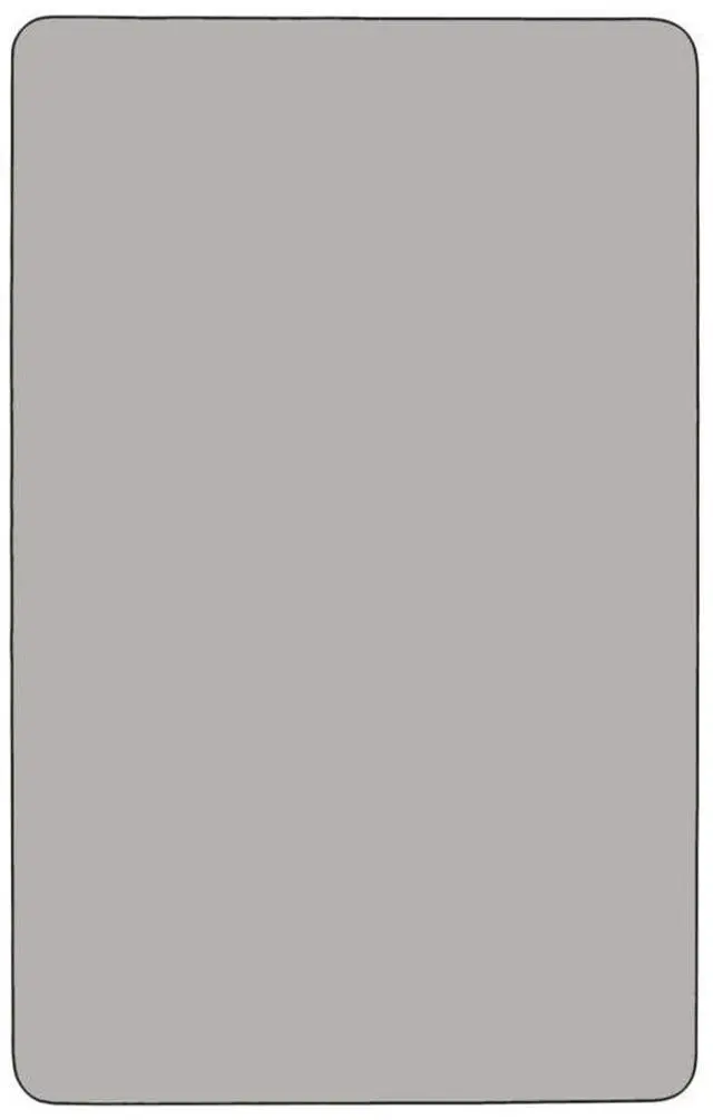 Alt view image 4 of 6 - Flash Furniture Mobile 30 by 48-Inch Rectangular Activity Table with 1.25-Inch Thick High Pressure Grey Laminate Top and Height Adjustable Pre-School Legs