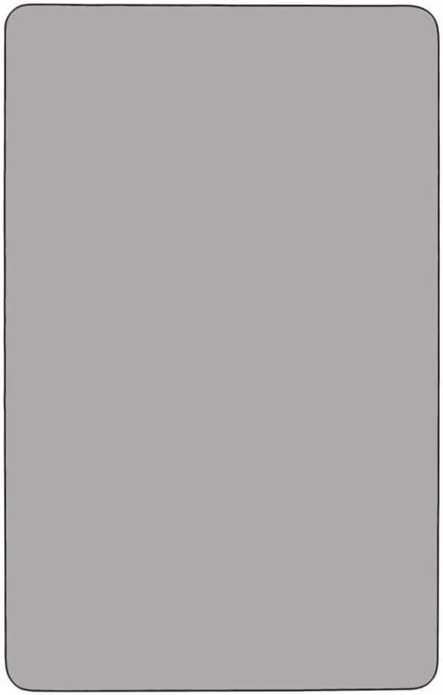 Alt view image 3 of 6 - Flash Furniture Mobile 30 by 48-Inch Rectangular Activity Table with Grey Thermal Fused Laminate Top and Height Adjustable Pre-School Legs