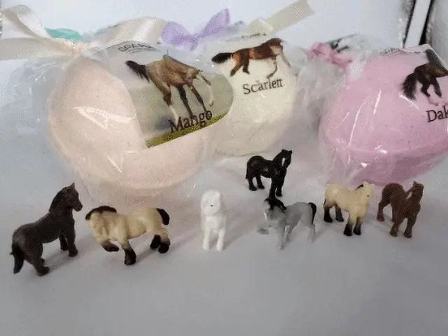 Alt view image 3 of 6 - Spa Pure Assorted Bath Bomb Fizzies for Kids with Toys Inside, USA Made, Individually Wrapped (30 Count) Pack of 1