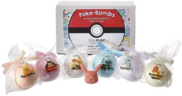 Alt view image 4 of 6 - Spa Pure Assorted Bath Bomb Fizzies for Kids with Toys Inside, USA Made, Individually Wrapped (30 Count) Pack of 1