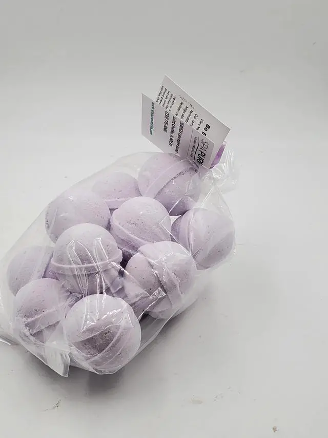 Alt view image 5 of 7 - Spa Pure Plumeria Bath Bombs: Bath Fizzies moisturizing with Shea Butter, Great for Dry Skin, Small (14 Count) Pack of 1