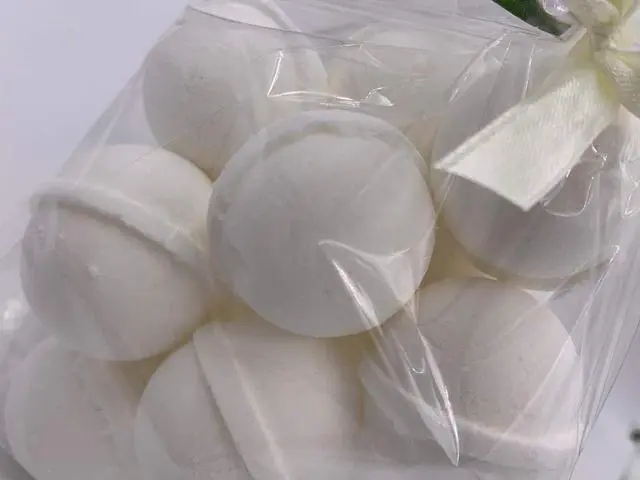 Alt view image 5 of 6 - Spa Pure Vanilla Lace Bath Bombs: USA Made with Shea, Mango and Cocoa Butter, Ultra Moisturizing, Great for Dry Skin, All Skin Types (14 Count) Pack of 1