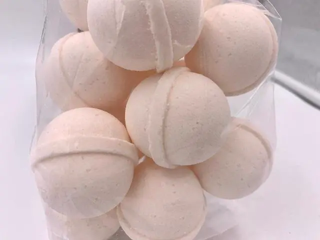Alt view image 2 of 3 - Spa Pure Ginger Peach Bath Bomb - USA Made with Shea Butter - Ultra Moisturizing & Best for All Skin Types - Each of 1 oz - (14 Count in Pack of 1)